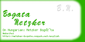 bogata metzker business card